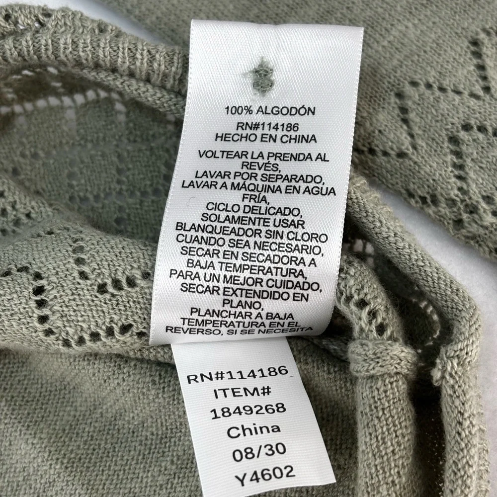 NWT Frye Seagrass green. Medium Cardigan Sweater - Picture 6 of 8